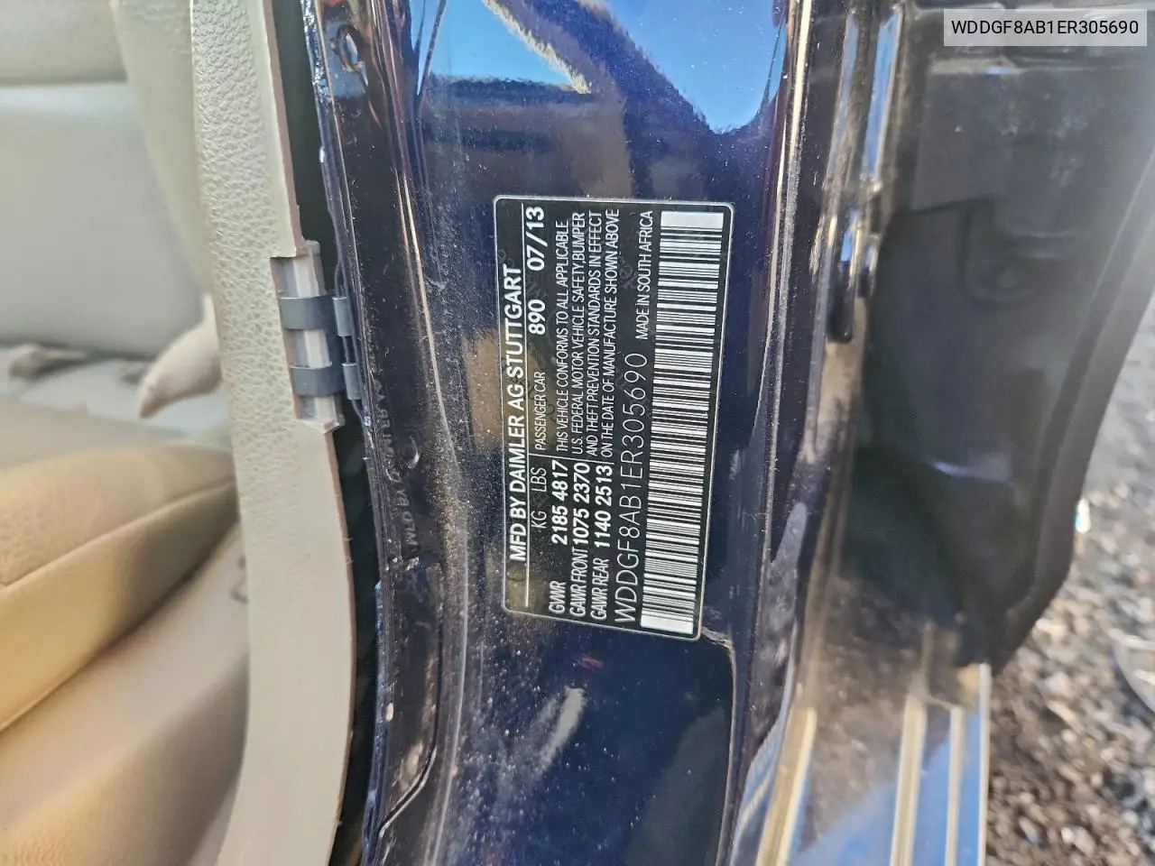 WDDGF8AB1ER305690 2014 Mercedes-Benz C 300 4Matic