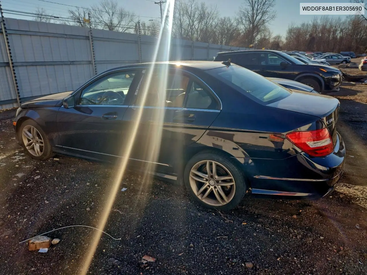 WDDGF8AB1ER305690 2014 Mercedes-Benz C 300 4Matic