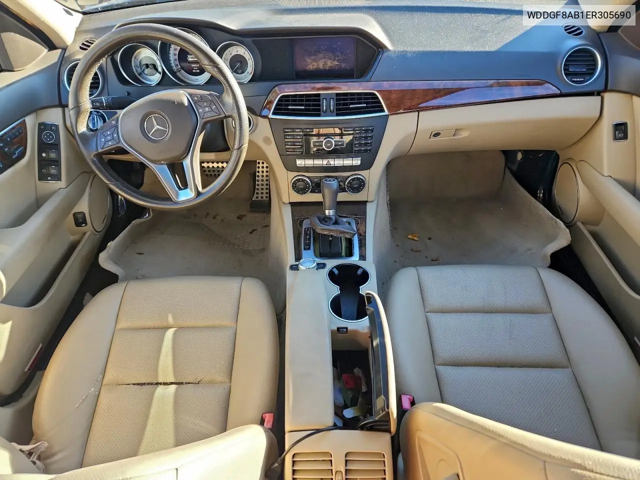 WDDGF8AB1ER305690 2014 Mercedes-Benz C 300 4Matic