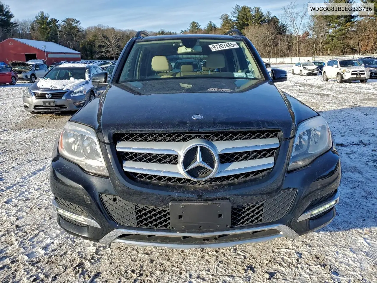 WDCGG8JB0EG333736 2014 Mercedes-Benz Glk 350 4Matic