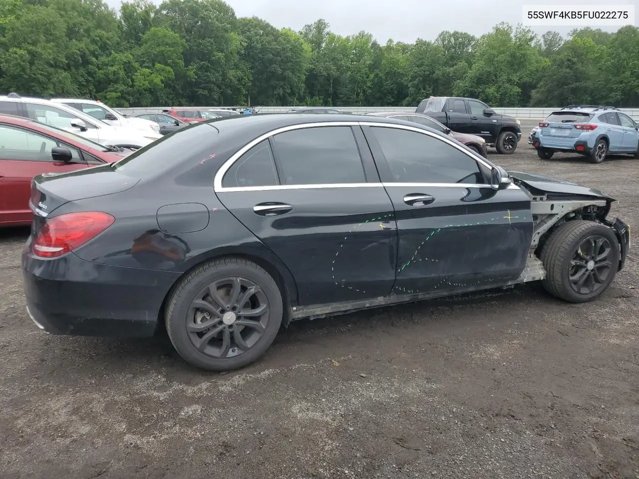 55SWF4KB5FU022275 2015 Mercedes-Benz C 300 4Matic