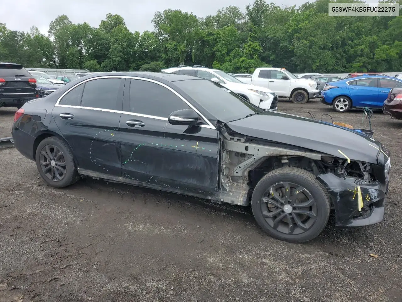55SWF4KB5FU022275 2015 Mercedes-Benz C 300 4Matic
