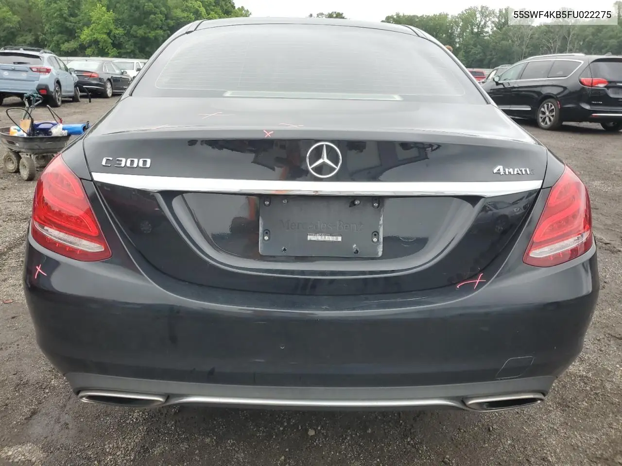 55SWF4KB5FU022275 2015 Mercedes-Benz C 300 4Matic