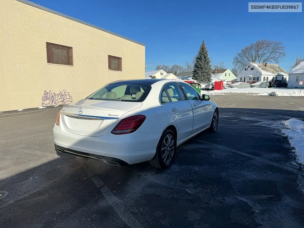 55SWF4KB5FU039867 2015 Mercedes-Benz C 300 4Matic