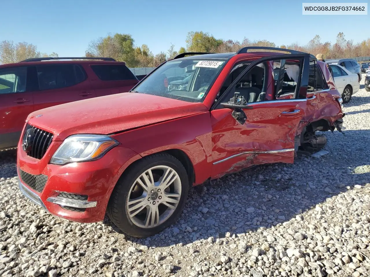 WDCGG8JB2FG374662 2015 Mercedes-Benz Glk 350 4Matic
