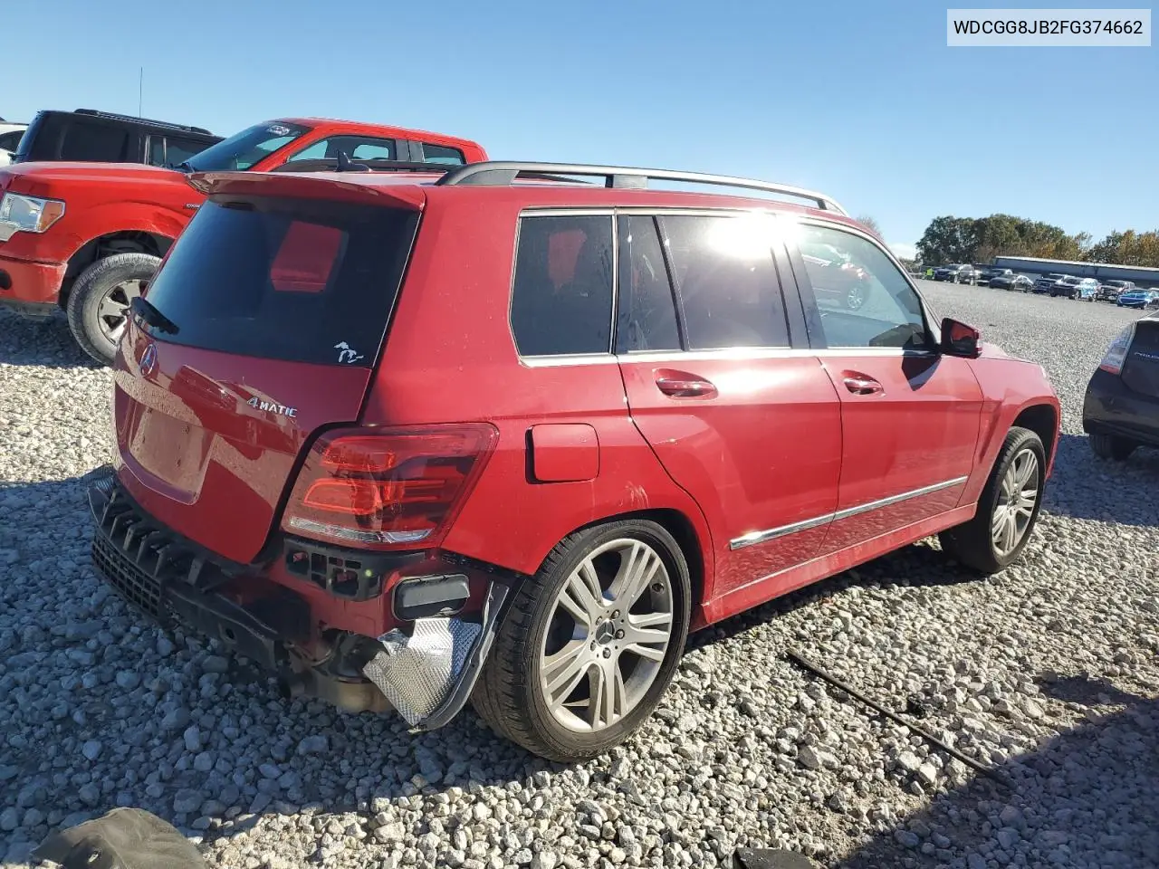 WDCGG8JB2FG374662 2015 Mercedes-Benz Glk 350 4Matic