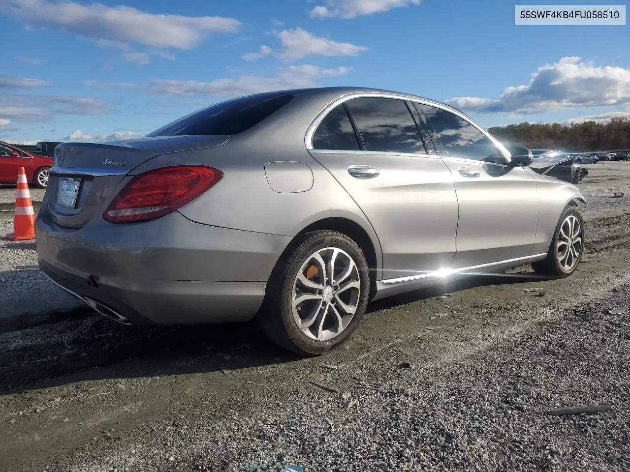 55SWF4KB4FU058510 2015 Mercedes-Benz C 300 4Matic