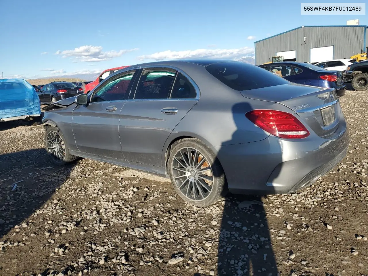 55SWF4KB7FU012489 2015 Mercedes-Benz C 300 4Matic