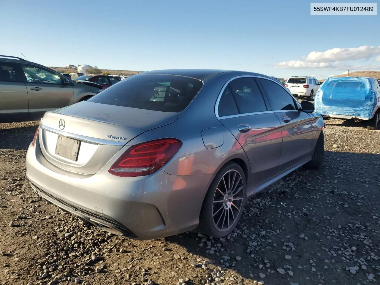 55SWF4KB7FU012489 2015 Mercedes-Benz C 300 4Matic