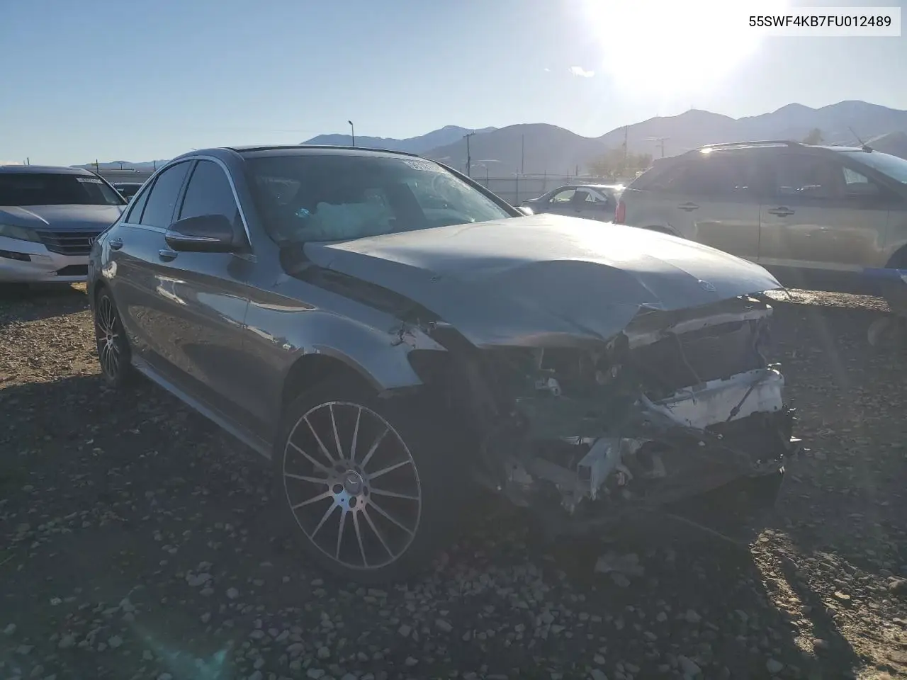 55SWF4KB7FU012489 2015 Mercedes-Benz C 300 4Matic