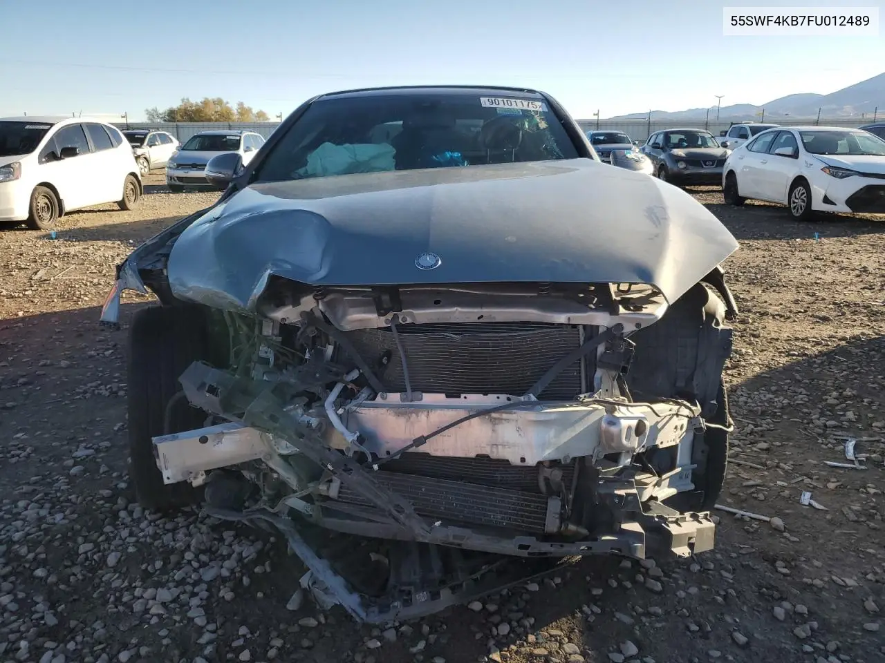 55SWF4KB7FU012489 2015 Mercedes-Benz C 300 4Matic