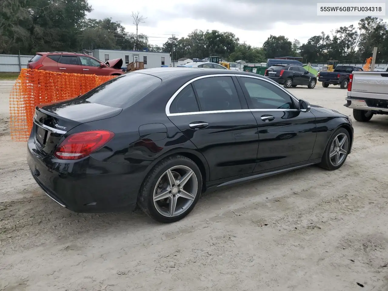 55SWF6GB7FU034318 2015 Mercedes-Benz C 400 4Matic