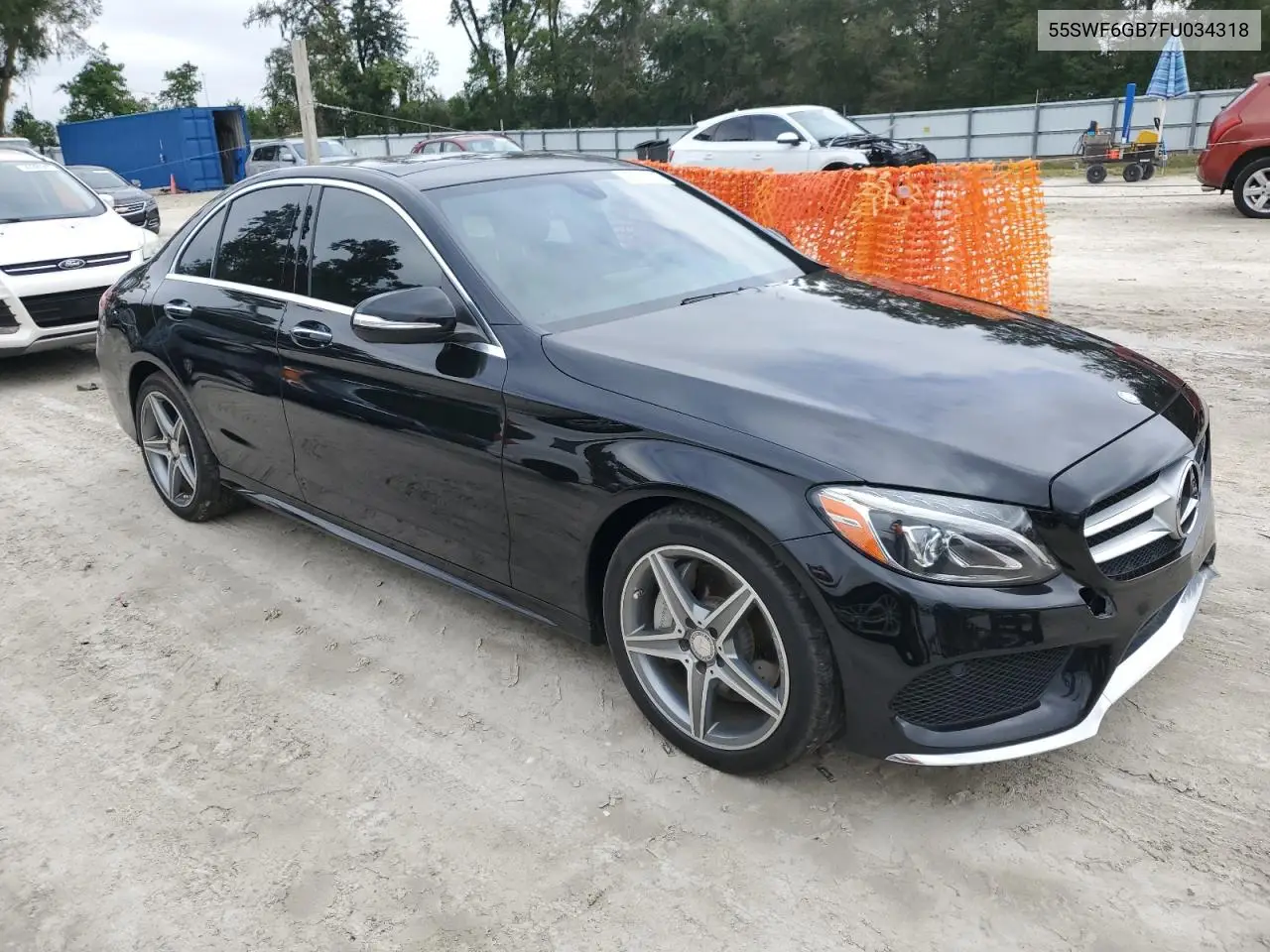 55SWF6GB7FU034318 2015 Mercedes-Benz C 400 4Matic