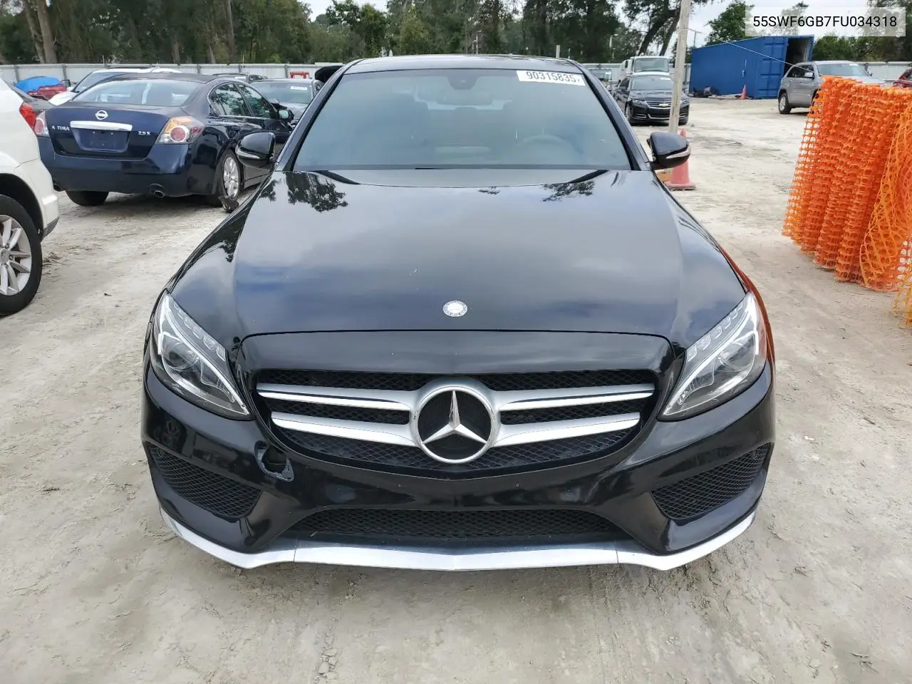 55SWF6GB7FU034318 2015 Mercedes-Benz C 400 4Matic