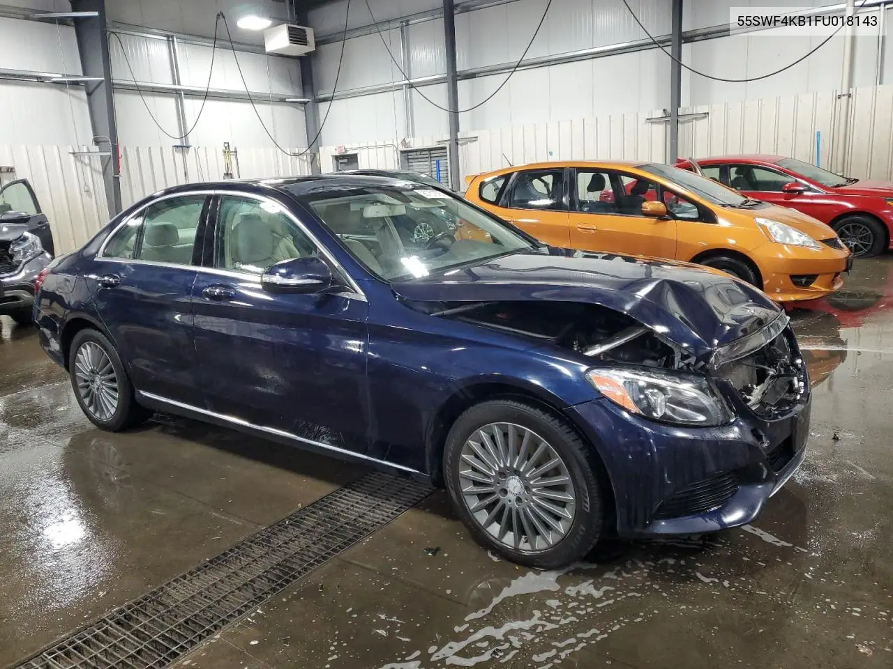55SWF4KB1FU018143 2015 Mercedes-Benz C 300 4Matic