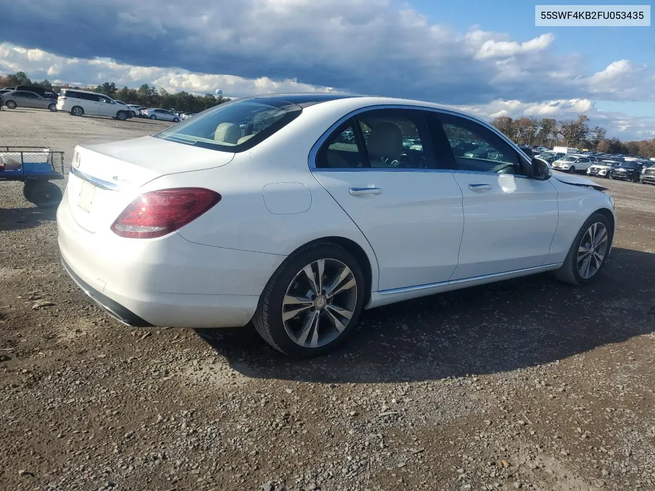 55SWF4KB2FU053435 2015 Mercedes-Benz C 300 4Matic