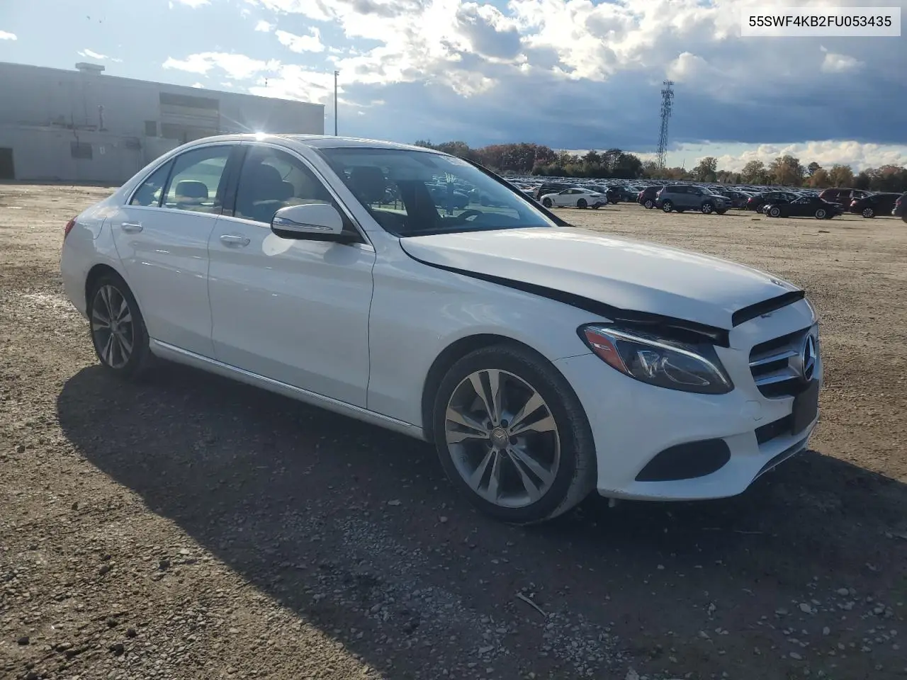 55SWF4KB2FU053435 2015 Mercedes-Benz C 300 4Matic