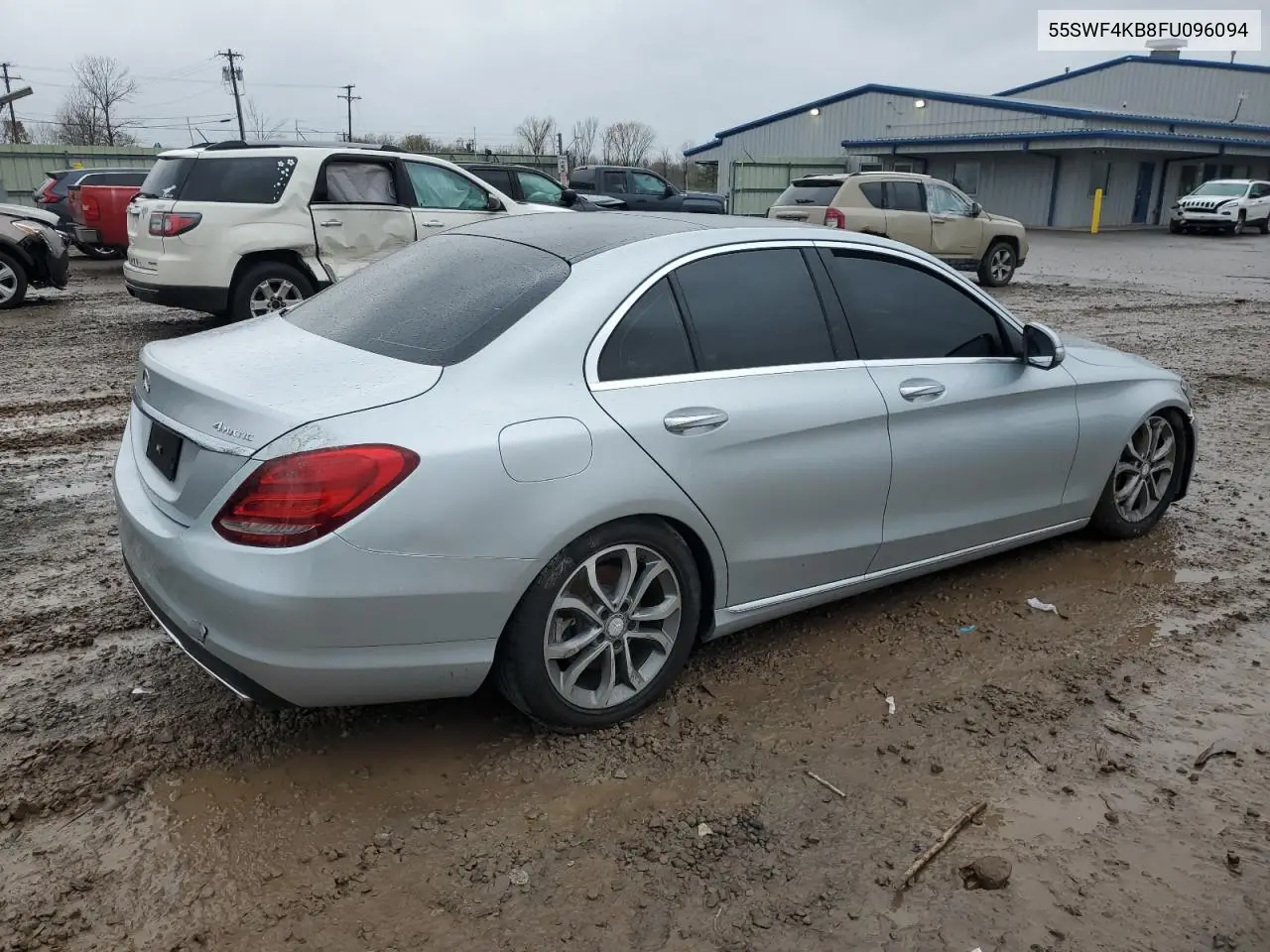 55SWF4KB8FU096094 2015 Mercedes-Benz C 300 4Matic