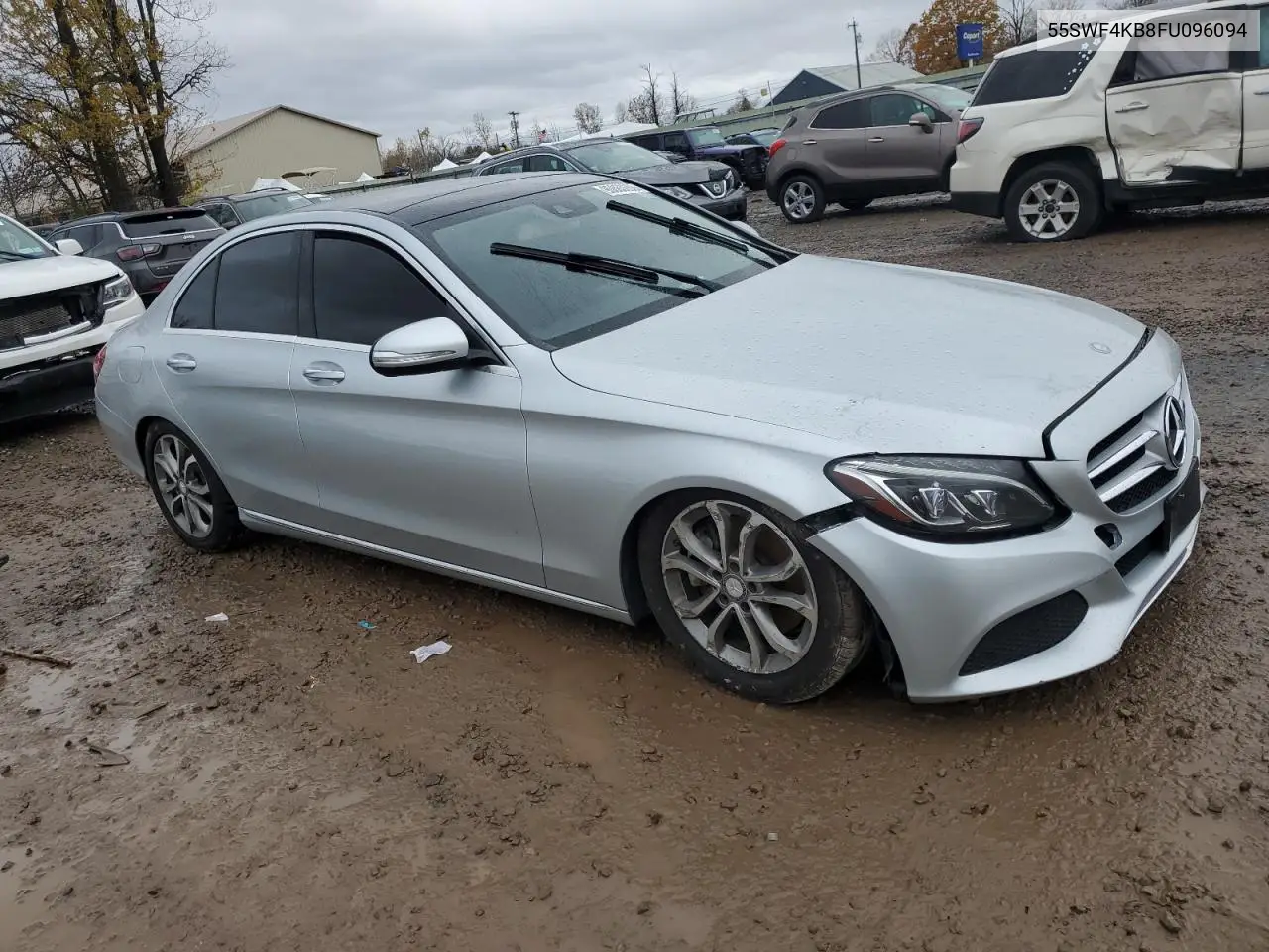 55SWF4KB8FU096094 2015 Mercedes-Benz C 300 4Matic