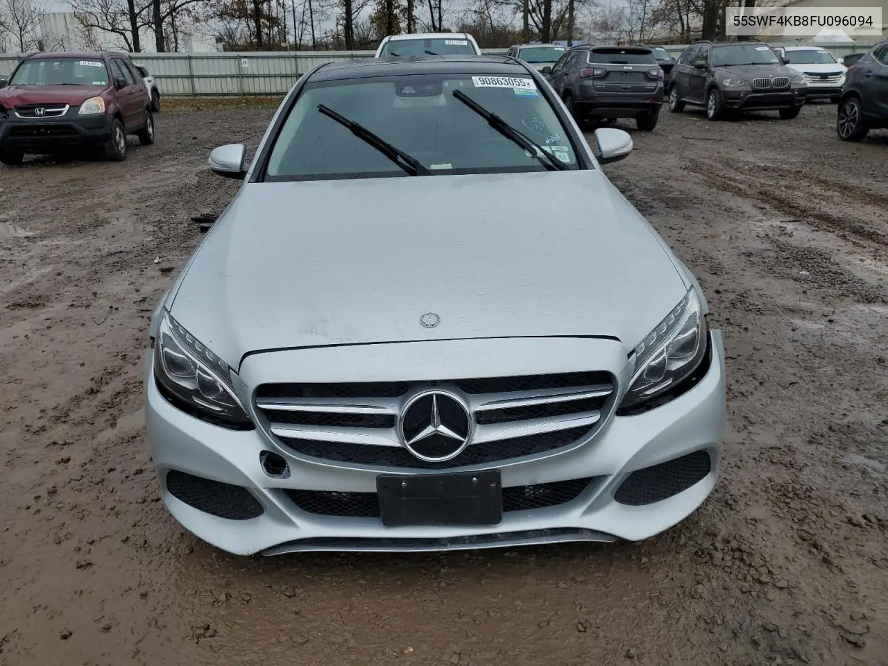 55SWF4KB8FU096094 2015 Mercedes-Benz C 300 4Matic