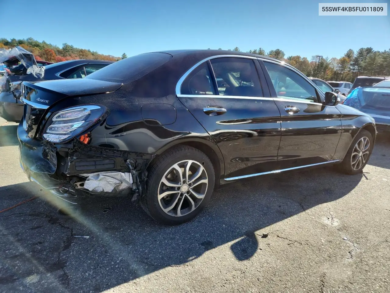 55SWF4KB5FU011809 2015 Mercedes-Benz C 300 4Matic