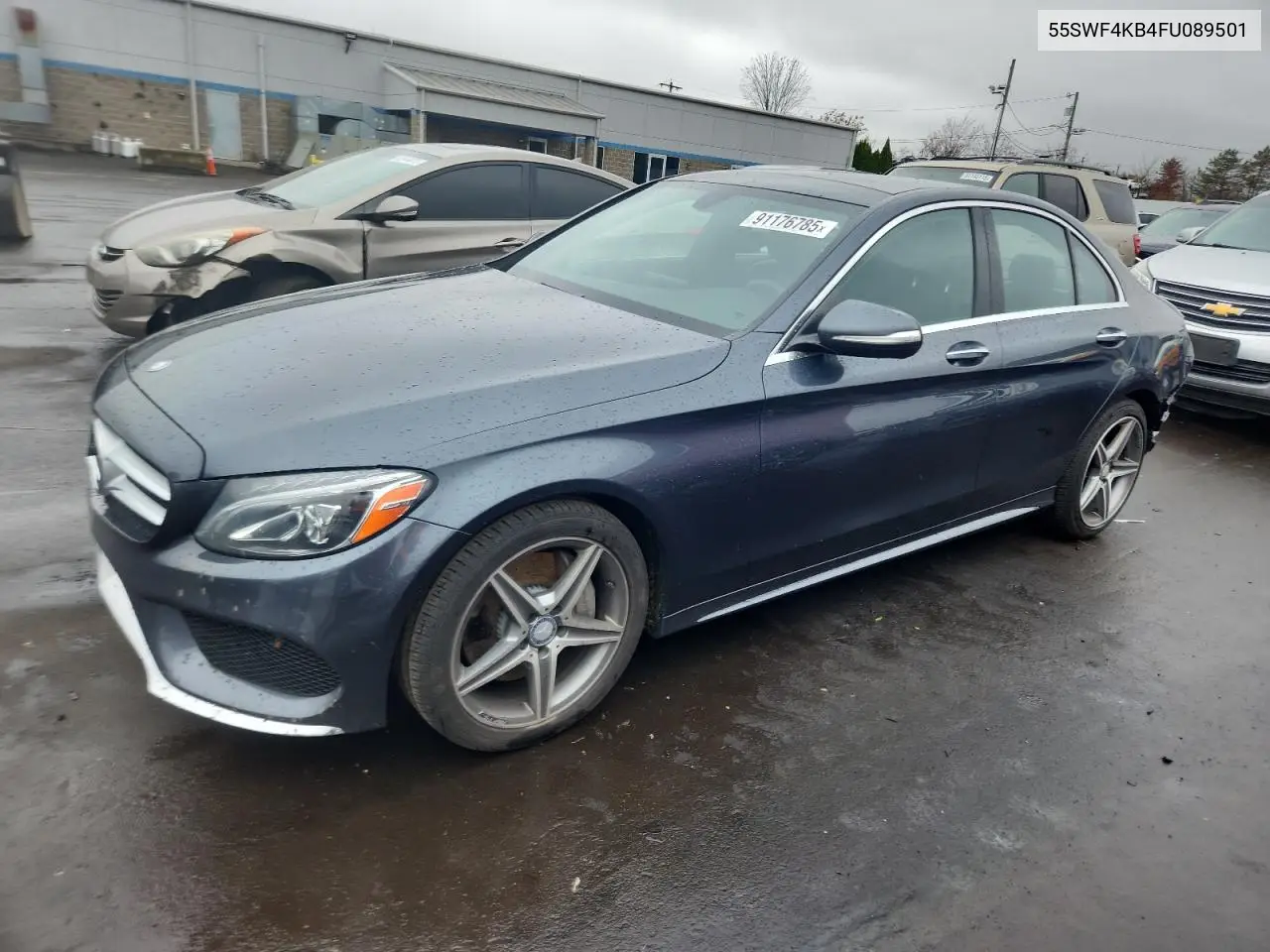 55SWF4KB4FU089501 2015 Mercedes-Benz C 300 4Matic