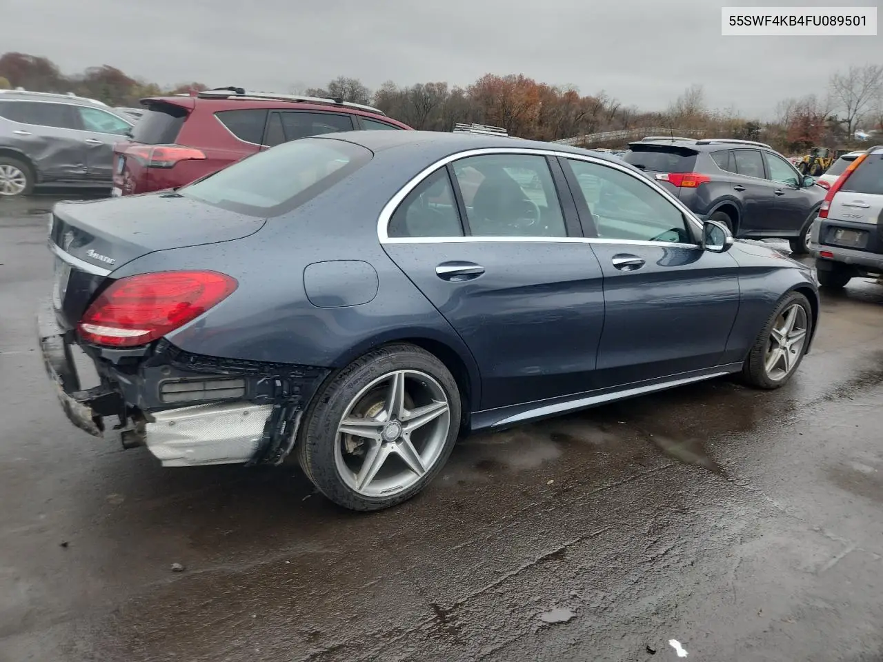 55SWF4KB4FU089501 2015 Mercedes-Benz C 300 4Matic