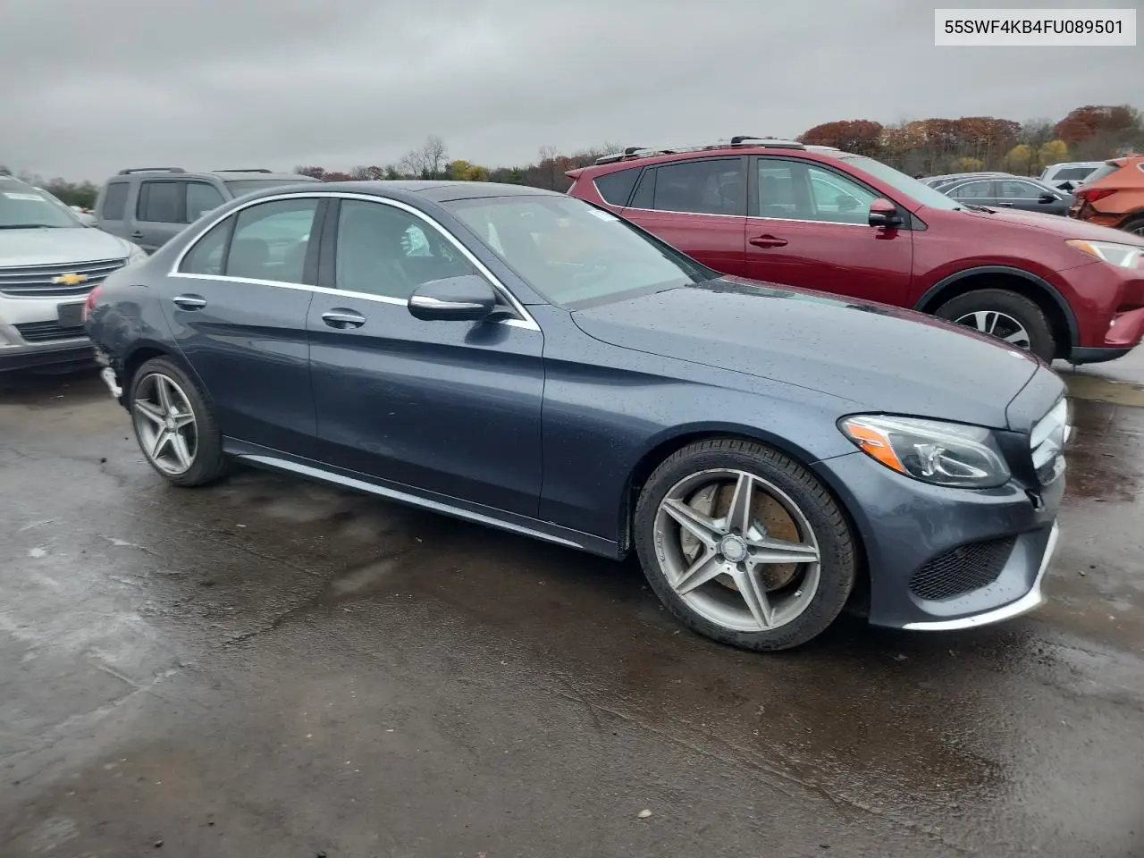 55SWF4KB4FU089501 2015 Mercedes-Benz C 300 4Matic