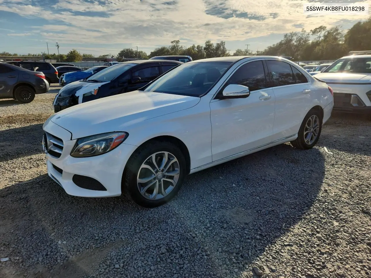 55SWF4KB8FU018298 2015 Mercedes-Benz C 300 4Matic