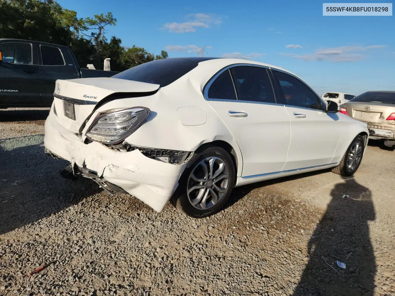 55SWF4KB8FU018298 2015 Mercedes-Benz C 300 4Matic