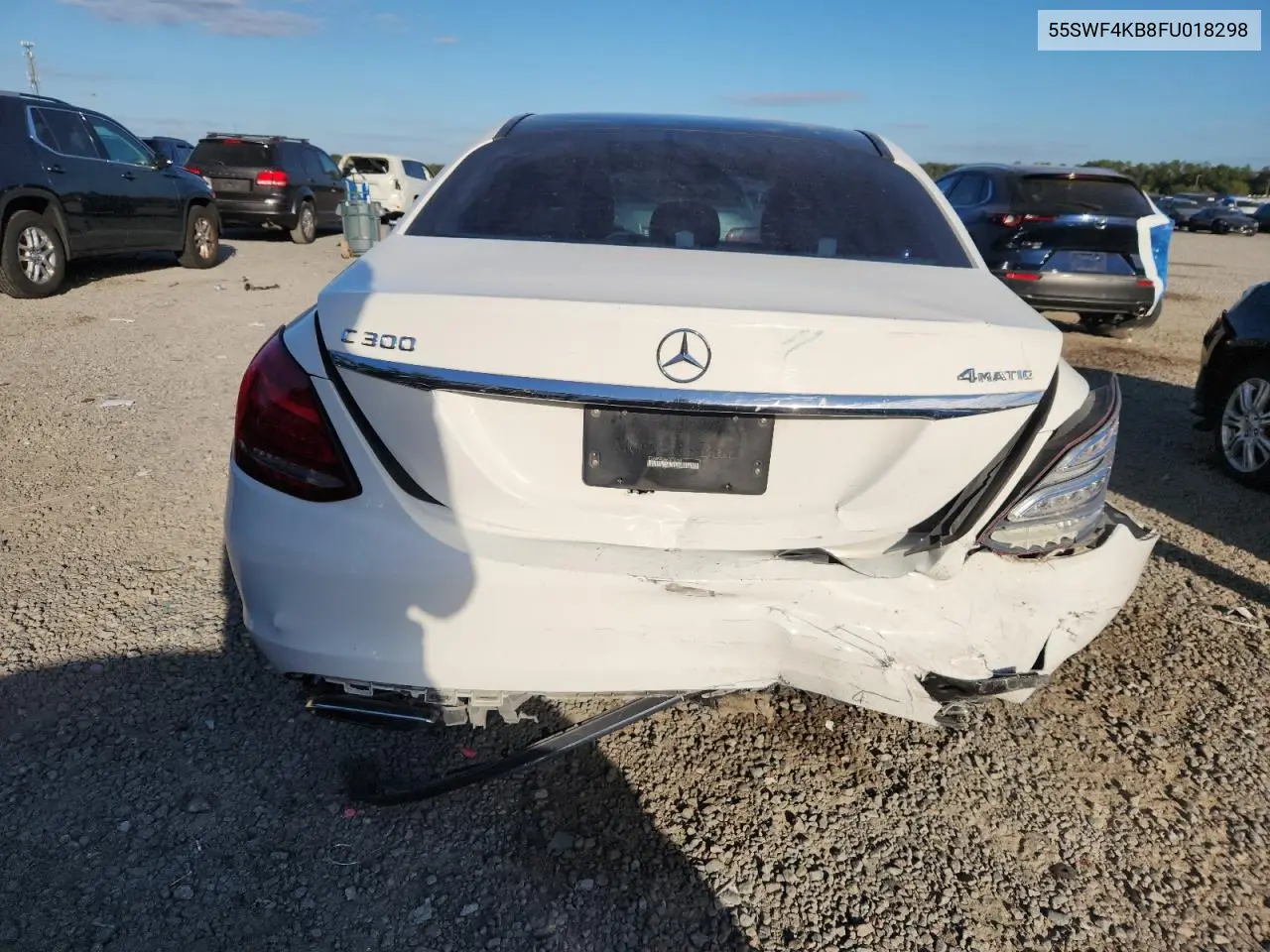 55SWF4KB8FU018298 2015 Mercedes-Benz C 300 4Matic