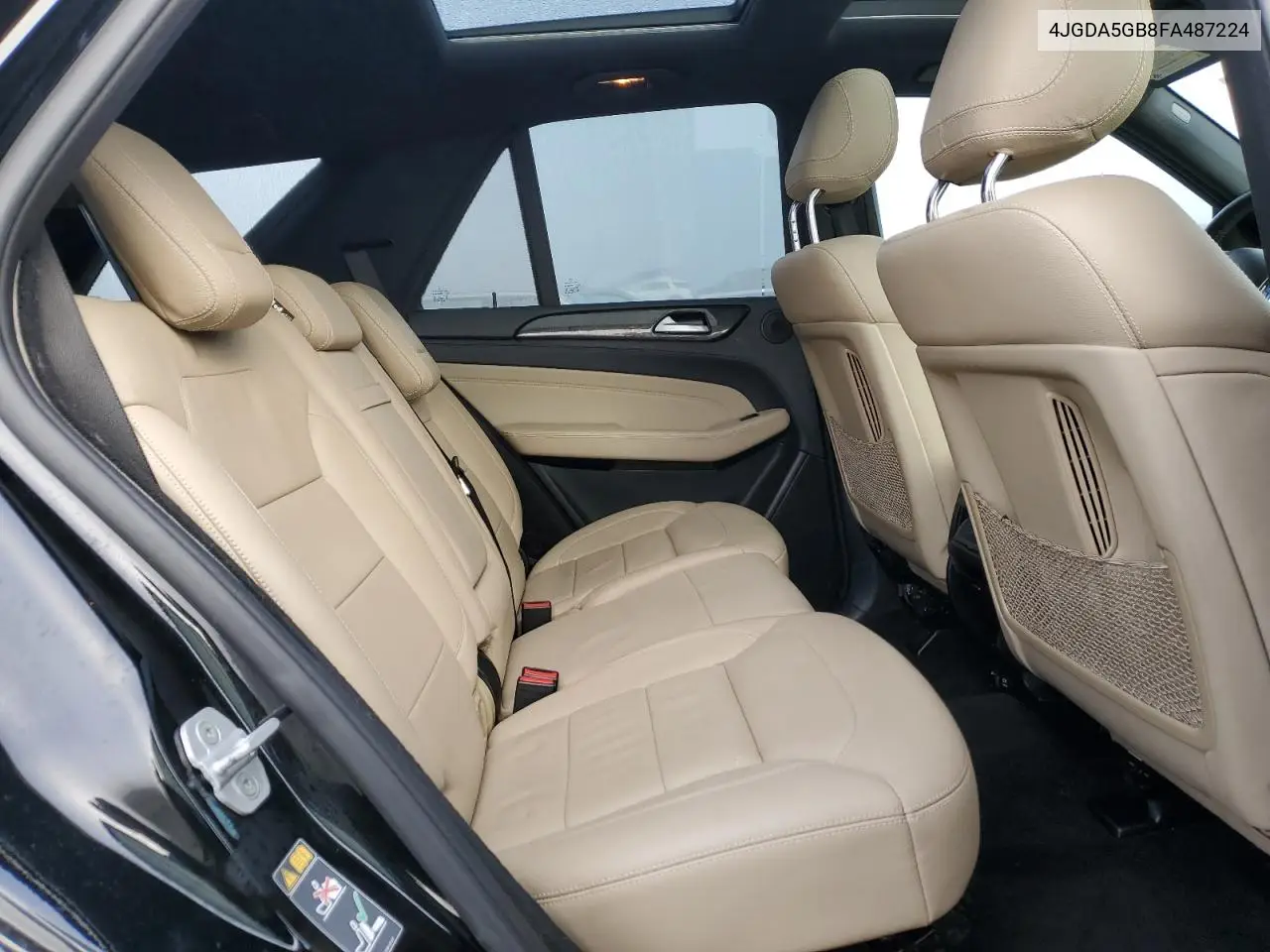 4JGDA5GB8FA487224 2015 Mercedes-Benz Ml 400 4Matic