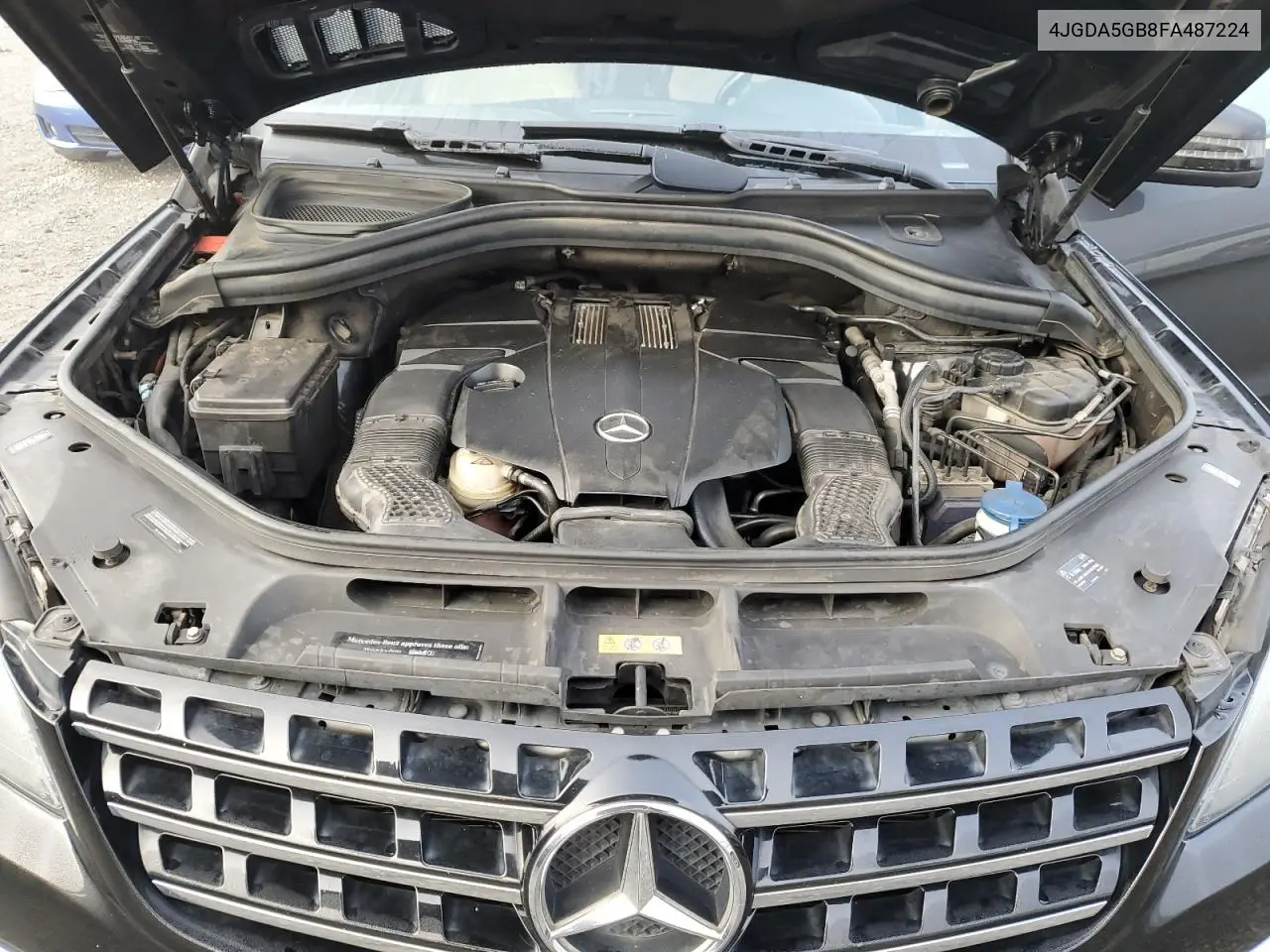 4JGDA5GB8FA487224 2015 Mercedes-Benz Ml 400 4Matic