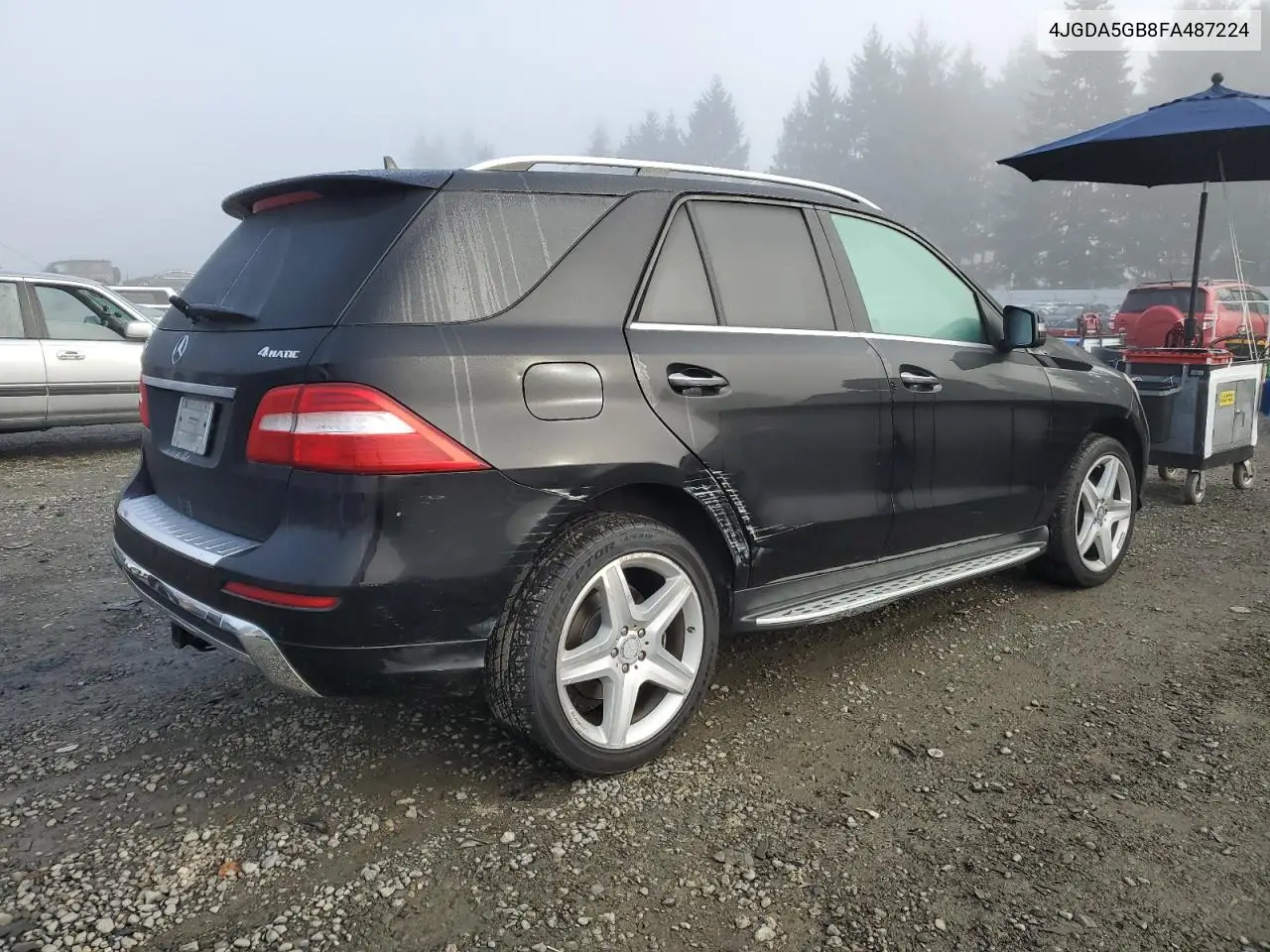 4JGDA5GB8FA487224 2015 Mercedes-Benz Ml 400 4Matic