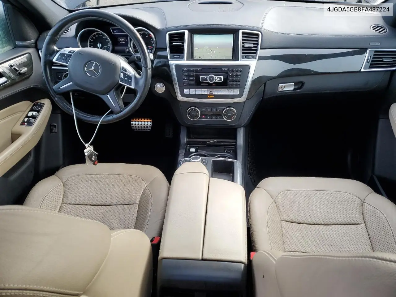 4JGDA5GB8FA487224 2015 Mercedes-Benz Ml 400 4Matic