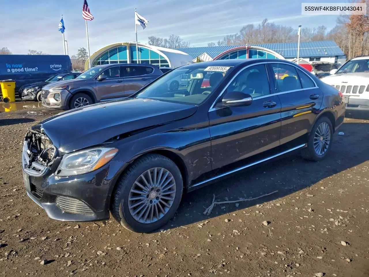 55SWF4KB8FU043041 2015 Mercedes-Benz C 300 4Matic