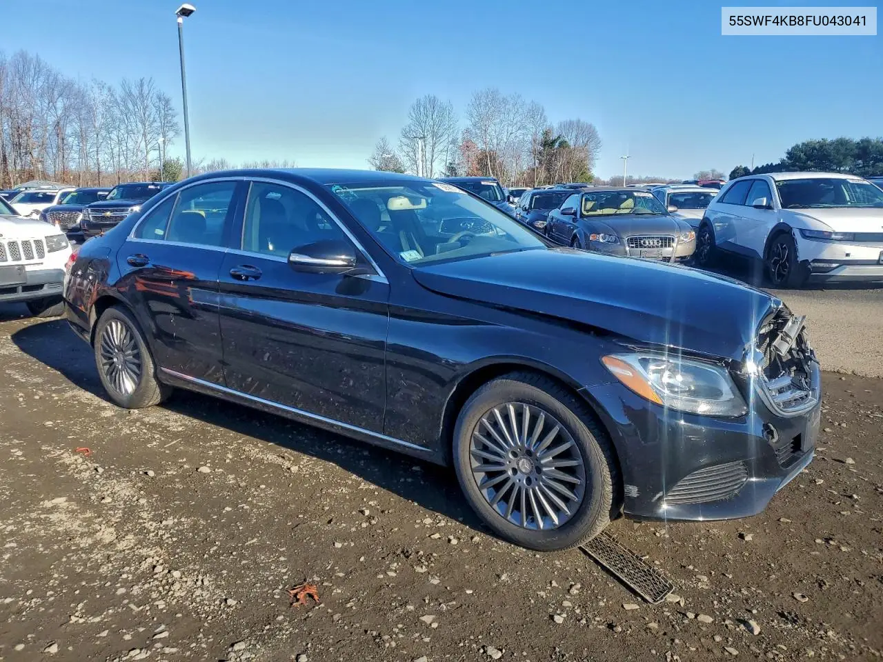 55SWF4KB8FU043041 2015 Mercedes-Benz C 300 4Matic
