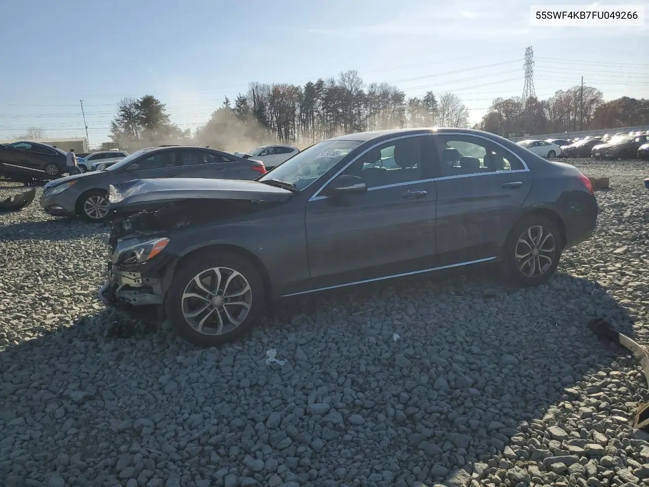 55SWF4KB7FU049266 2015 Mercedes-Benz C 300 4Matic