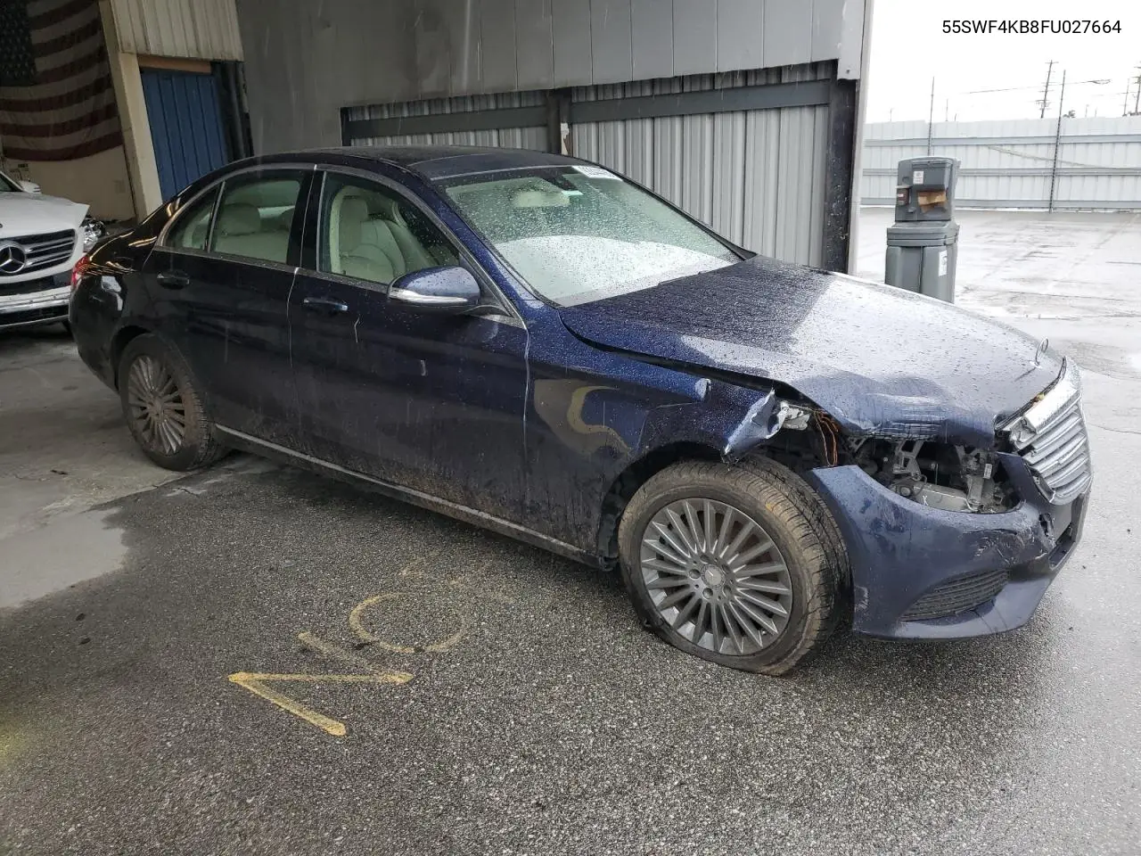 55SWF4KB8FU027664 2015 Mercedes-Benz C 300 4Matic