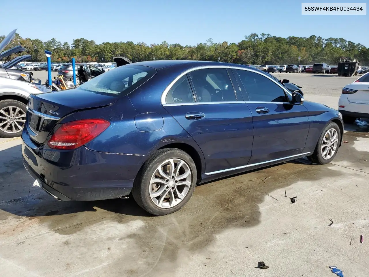 55SWF4KB4FU034434 2015 Mercedes-Benz C 300 4Matic