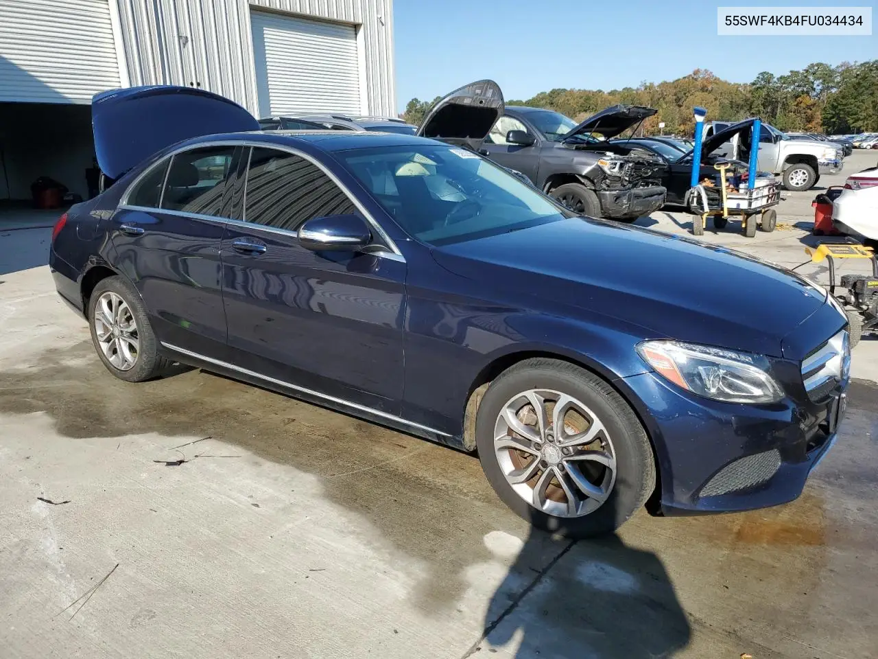 55SWF4KB4FU034434 2015 Mercedes-Benz C 300 4Matic
