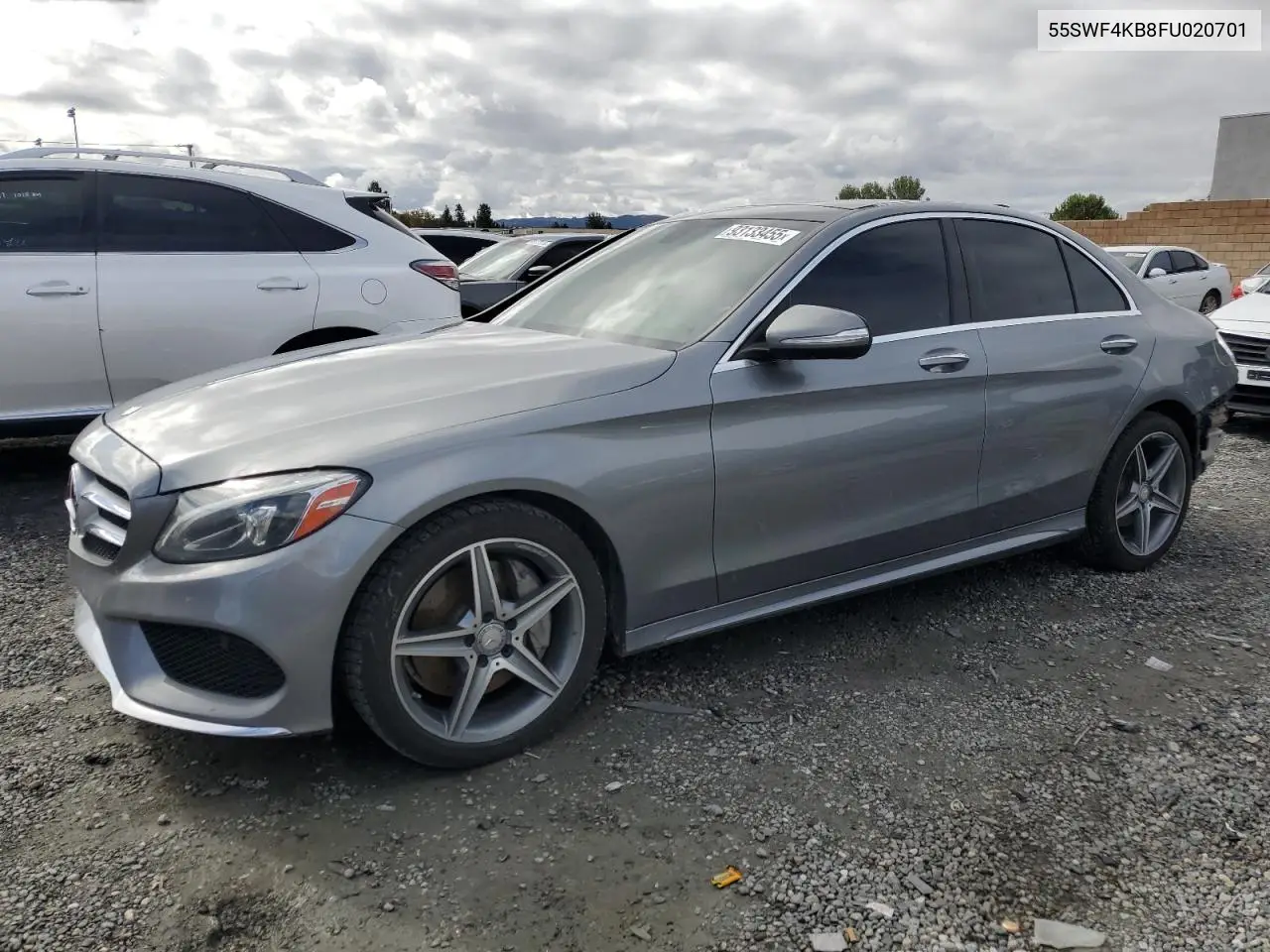 55SWF4KB8FU020701 2015 Mercedes-Benz C 300 4Matic