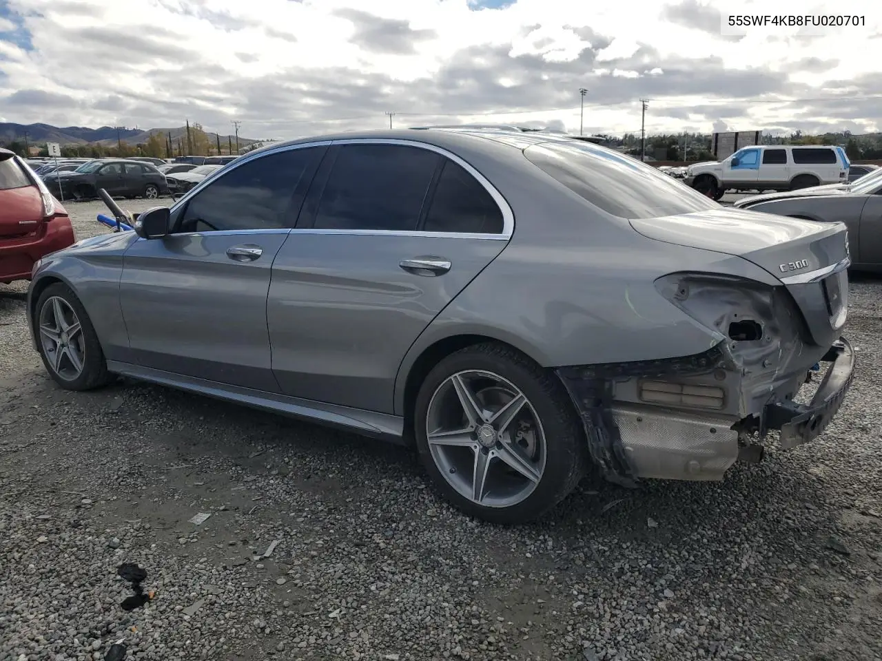 55SWF4KB8FU020701 2015 Mercedes-Benz C 300 4Matic