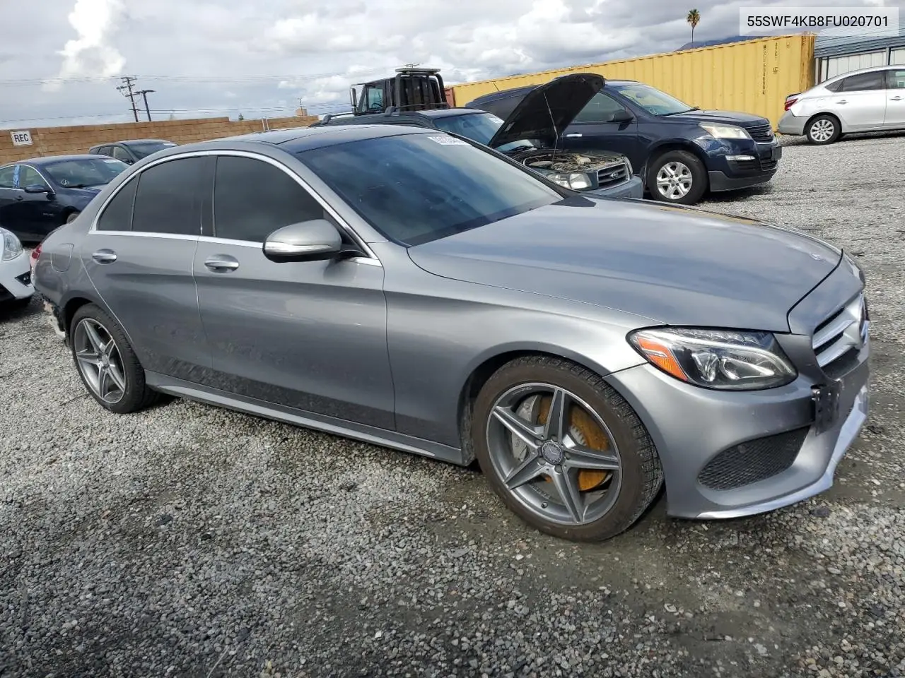 55SWF4KB8FU020701 2015 Mercedes-Benz C 300 4Matic