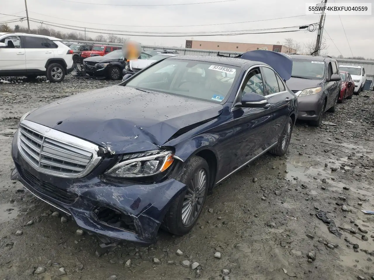 55SWF4KBXFU040559 2015 Mercedes-Benz C 300 4Matic