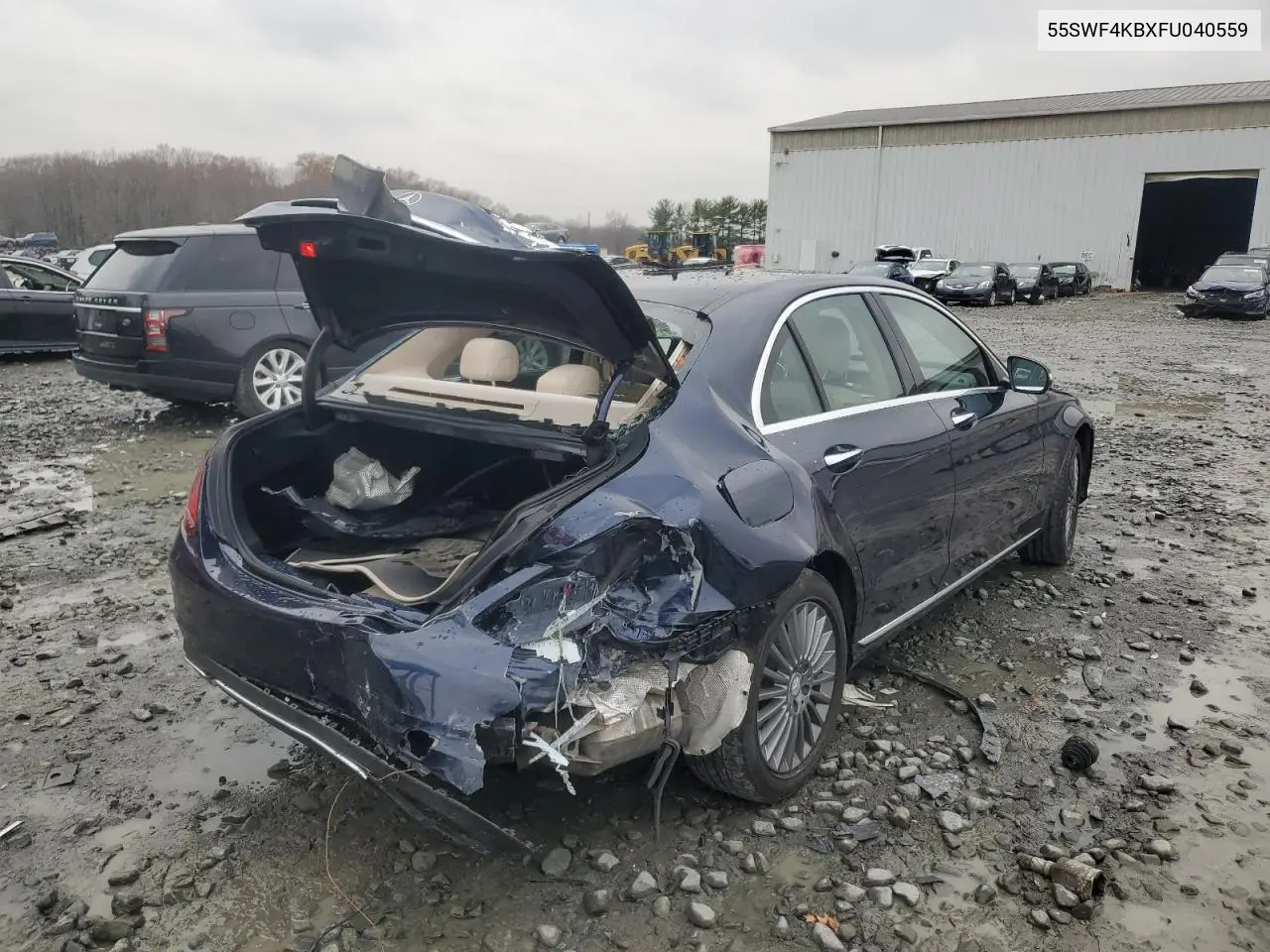 55SWF4KBXFU040559 2015 Mercedes-Benz C 300 4Matic