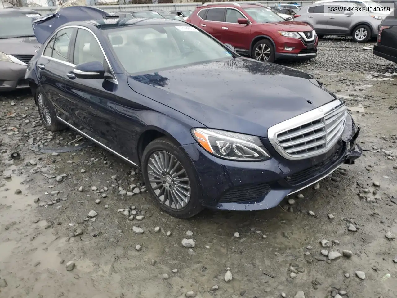 55SWF4KBXFU040559 2015 Mercedes-Benz C 300 4Matic
