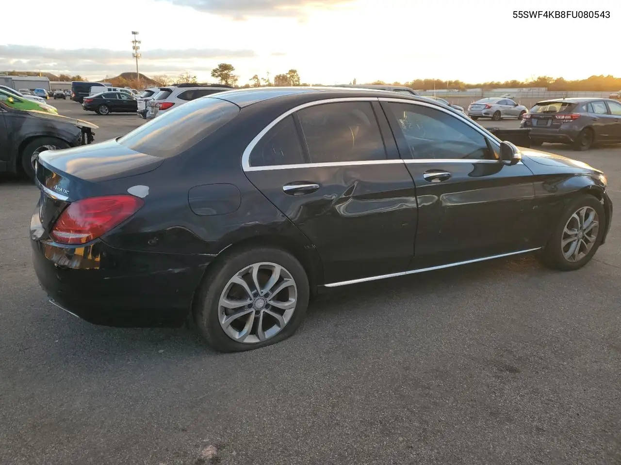 55SWF4KB8FU080543 2015 Mercedes-Benz C 300 4Matic