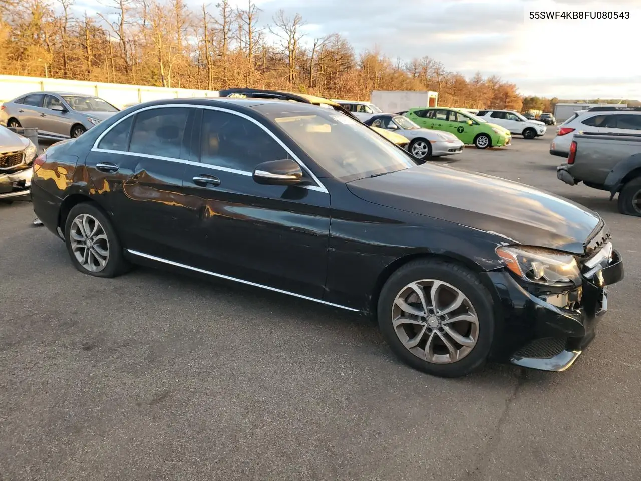 55SWF4KB8FU080543 2015 Mercedes-Benz C 300 4Matic