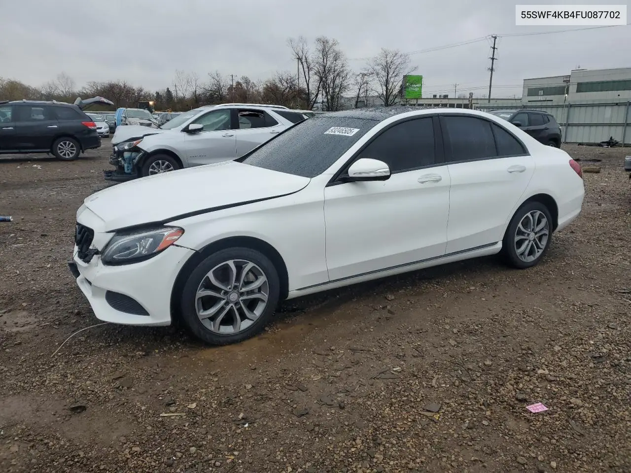 55SWF4KB4FU087702 2015 Mercedes-Benz C 300 4Matic